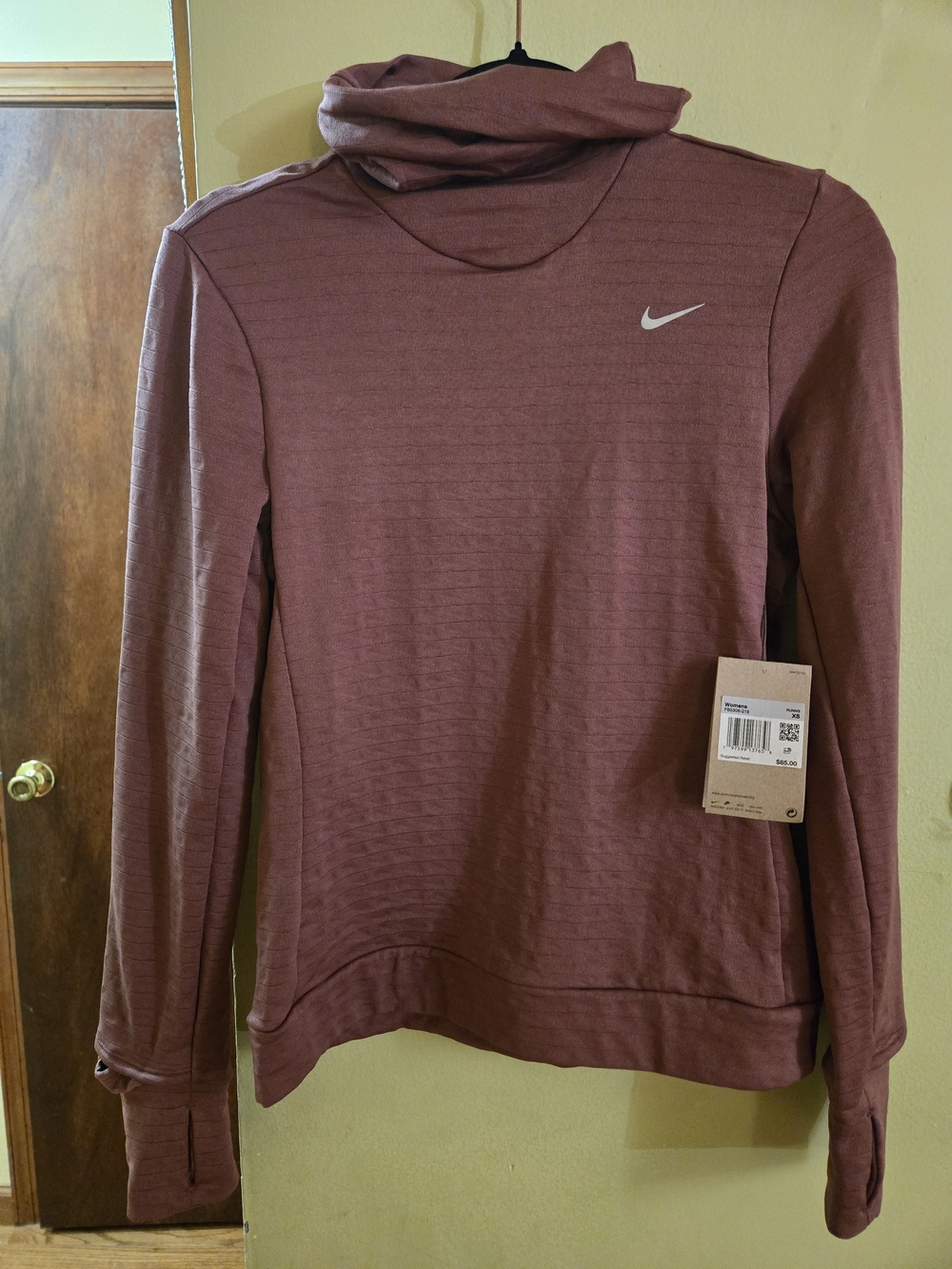 Nike Women’s Mauve Cowl Neck Pullover